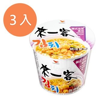 來一客 韓式泡菜風味 67g (3入)/組【康鄰超市】