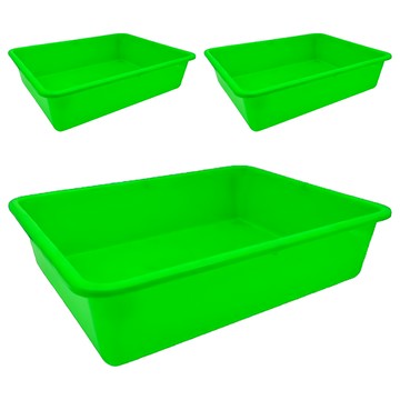 百貨King 400密林 置物 收納籃 3個 PP材質 台灣製  38.8 x 31 x 10cm  綠色