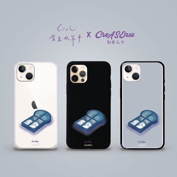 CreASEnse 聯名 金玉水草平 流星吐司 手機殼 空壓殼 液態矽膠 支援多型 JJAA03