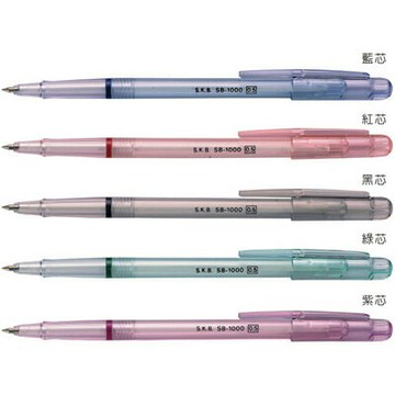 【文具通】SKB 文明 SB-1000 筆珠 0.7mm 原子筆 紅 A1010185【APP滿額下單10%點數(單一帳號最高1000點)】4/30止
