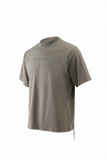 LIVING SUFFER DEPT. THANKS 刺繡 Tee / Dark Olive