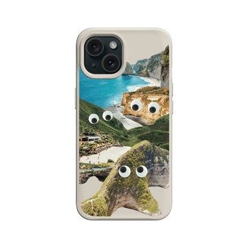 iPhone 15 SolidX 貝殼灰 - LOOK！多看我一眼 LOOK! Nature Seeks Attention - 人在做 峇里島在看