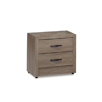 ASSARI-派蒙床邊櫃(寬48x深41x高49cm)灰橡木