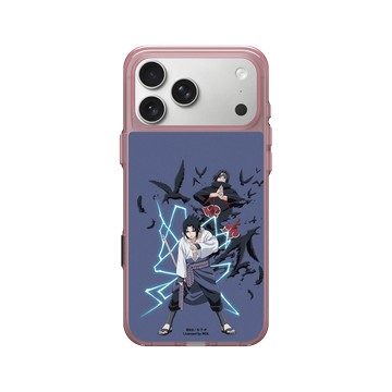 iPhone 17 Pro Max Clear (相機按鈕) 晶醺玫 - 火影忍者 Naruto - 角色系列-宇智波鼬&宇智波佐助