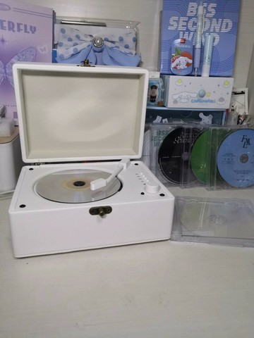 cd機同款悅心聽CD機 白色cd機cd播放器 便攜式CD專輯播放器，hifi【北歐居家生活】