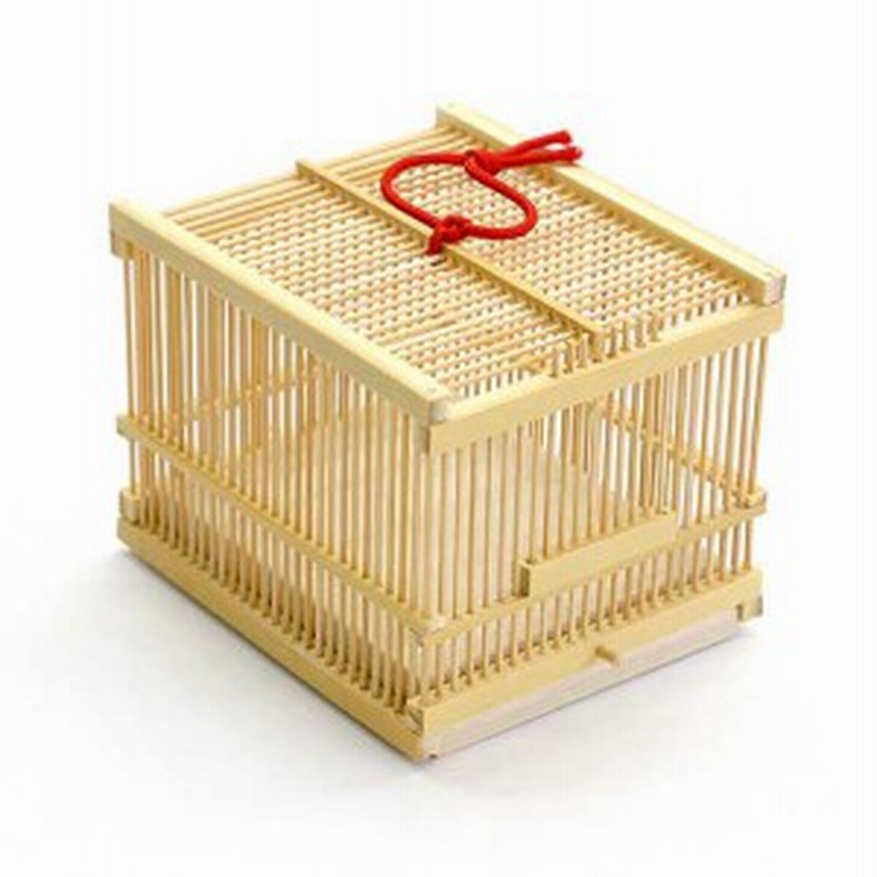 虫かご、竹細工、作者銘あり 虫かご、竹細工、作者銘あり