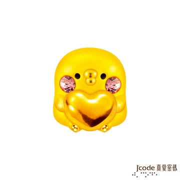 j'code真愛密碼金飾 卡娜赫拉的小動物-甜心p助硬金擺件