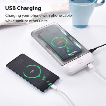 亞馬遜原570的手機無線充電器 帶紫外線臭氧消毒功能帶HUB功能20W