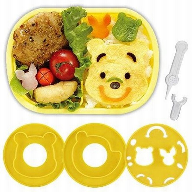 キャラ弁作りセット くまのプーさん お弁当 抜き型セット キャラクター お弁当グッズ 子供用 通販 Lineポイント最大0 5 Get Lineショッピング