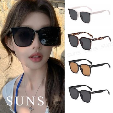 【SUNS】潮流墨鏡 大框墨鏡 明星款方框墨鏡 顯小臉太陽眼鏡 抗UV(5253)