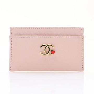 CHANEL 香奈兒 Metiers d art 卡夾 短夾 淡粉色 山羊皮 AP5307 【二手名牌BRAND OFF】