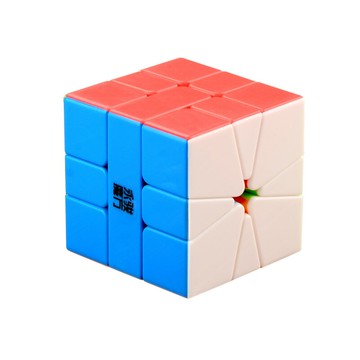 泛新異形魔方實色非貼紙金字塔斜轉風火輪SQ1魔方益智玩具套裝