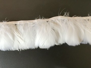 ins熱銷羽毛臺燈吊燈落地燈燈罩diy手工材料鵝毛中飄布帶布邊服裝