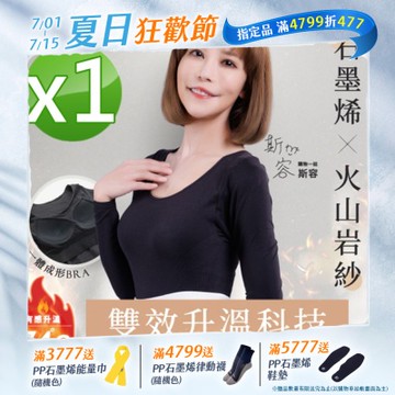 【PP石墨烯】BRA TOP塑崩體雕衣1件-全新火山岩紗