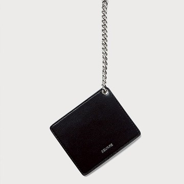 韓國品牌 SQUARE line Chain crad wallet  鏈條錢包