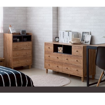 TZUMii洛亞二格三抽斗櫃+洛亞二格六抽斗櫃