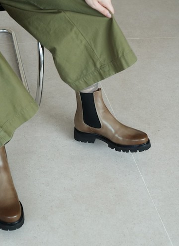 EL 切爾西靴 - 可可