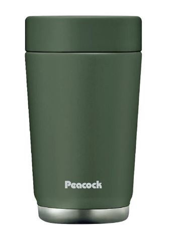 Peacock stainless steel food jar LKC-50 Khaki (K)
