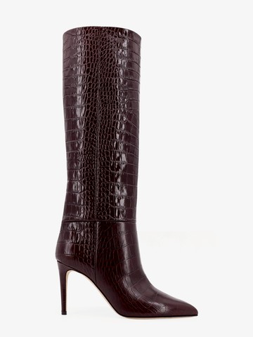Stiletto Embossed Croco leather boots - PARIS TEXAS - gender_Woman