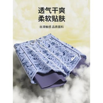 回力兒童泳褲男童專業快干2026新款夏中大童雙層防尷尬男孩游泳衣