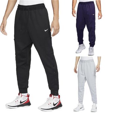Nike 男裝 長褲 刷毛 排扣 黑/藍紫/銀灰【運動世界】FB7110-010/FB7110-555/FB7110-012
