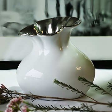 法國 EDELWISS 花瓶 瓷器  19 x 14 x 18cm