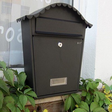 歐式信箱復古室外別墅信報箱掛牆銹防雨水大碼意見箱郵筒多地【摩可美家】