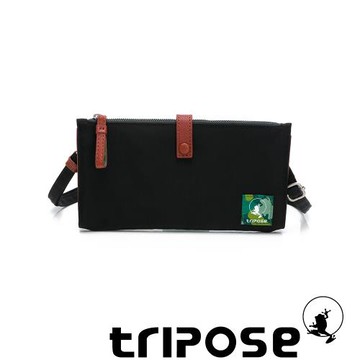 tripose MIN兩用皮夾包(潮感黑)