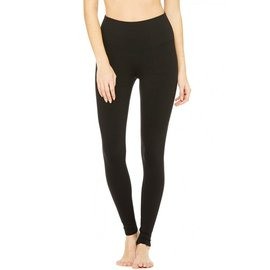 alo High-Waist Airbrush Black 黑色高腰顯瘦款(啞黑)