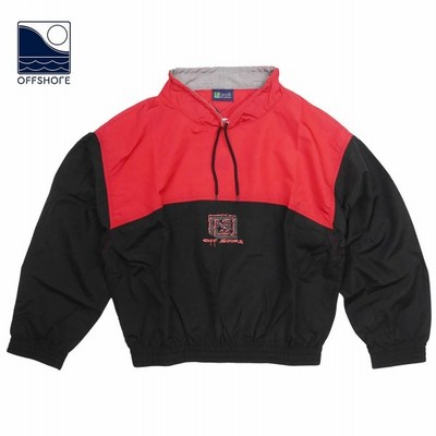 オフショア プルオーバージャケット メンズ ウインドブレーカー コーチジャケット ジャケット ナイロン ロゴ おしゃれ ブランド サーフブランド 赤 通販 Lineポイント最大get Lineショッピング