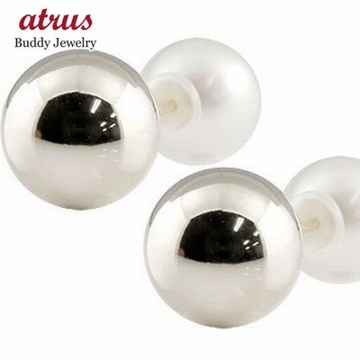 最安値級価格 ピアス プラチナピアス 8mm 丸玉ピアス プラチナ メンズ プラチナ