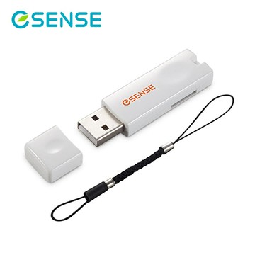 【ESENSE 逸盛】C2A SD/T-FLASH迷你讀卡機-白【三井3C】