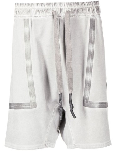 Isaac Sellam Experience - cotton drawstring shorts - men - Cotton - XL - Grey