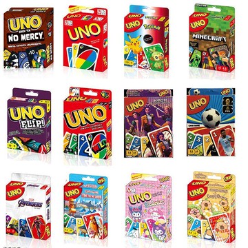 👶蝦皮特賣👶 UNO卡牌遊戲 歡樂聚會必備 UNOUNO紙牌豪華 絕不留情毫不留情 节日礼物