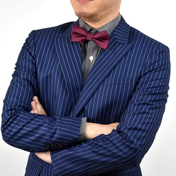 領結 緞面素色斜紋設計NL200