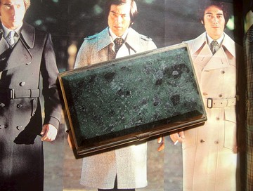 【老時光 OLD-TIME】早期二手台灣製大理石名片盒