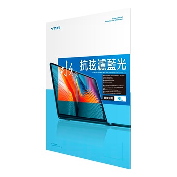 YADI 亞第 防眩抗反光濾藍光 16 : 10 水之鏡保護貼 ASUS Vivobook S14 S3407CA專用 PF4HAGBL-W140 14吋  1個  301 x 188mm