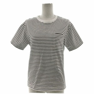 中古 無印良品 良品計画 ｔシャツ 半袖 クルーネック ボーダー コットン ブラック 黒 ホワイト 白 M レディース 通販 Lineポイント最大1 0 Get Lineショッピング