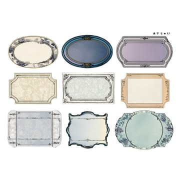 【9 月新品】20-147-0266 裁切紙 幻想復古浪漫喫茶