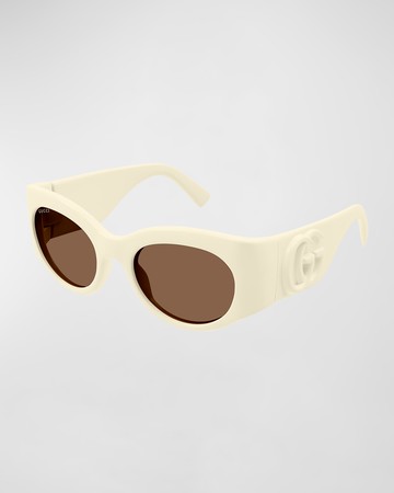 GG Plastic Round Sunglasses