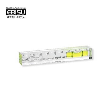 EBISU  10公分 水晶式透明水平尺  (無磁)  ( ED-10CL )【APP滿額下單10%點數(單一帳號最高5000點)】1/31止