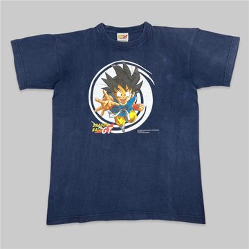 純美式重磅直噴！還原款！七龍珠日漫卡通vintage復古短袖T恤寬松