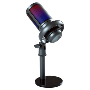 atake USB電容式RGB麥克風  AT0002  黑色