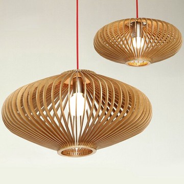 【威森家居】北歐 木條燈籠吊燈 現貨實木鐵藝工業風現代簡約復古吸頂燈陽台壁燈大廳客廳臥室燈具LED設計師 L171108