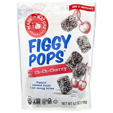 Made in Nature, Figgy Pops™，美味櫻桃味，4.2 盎司（119 克）