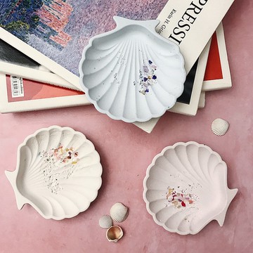 【客製化禮物】貝殼造型香氛石膏系列-首飾盤/家飾擺設/水晶擺盤