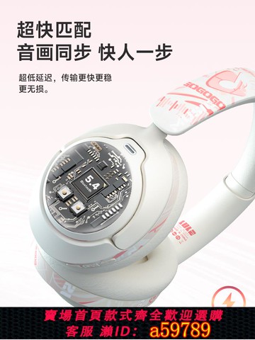 【台灣公司 可打統編】索尼通用無線頭戴式藍牙耳機手機游戲電競專用電腦有線降噪帶耳麥