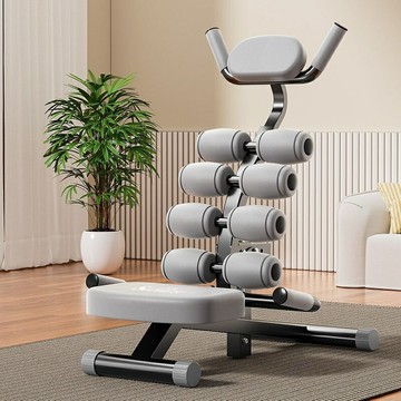 【頂腰練腰】腰椎舒緩器 脊柱矯正器 腰部拉伸器 瑜伽器材 普拉提器材 家用健身器材 可調節力度 便攜收納 久坐辦公族 腰肌勞損恢復