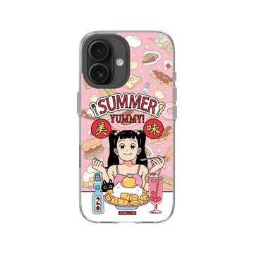 iPhone 16 Clear Case（相機按鈕） 透明 - 子凡 Zzifan_z - Summer Girl