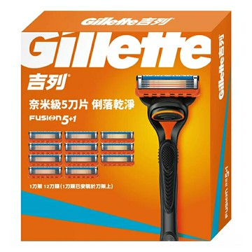 [COSCO代購5] D239390 吉列 鋒隱手動刮鬍刀組 刀架 X 1 + 刀頭 X 12